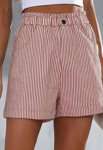 Saneva | Einfache gestreifte Shorts