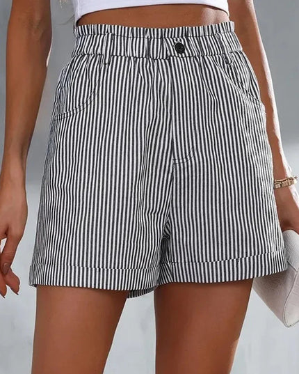 Saneva | Einfache gestreifte Shorts