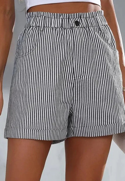 Saneva | Einfache gestreifte Shorts