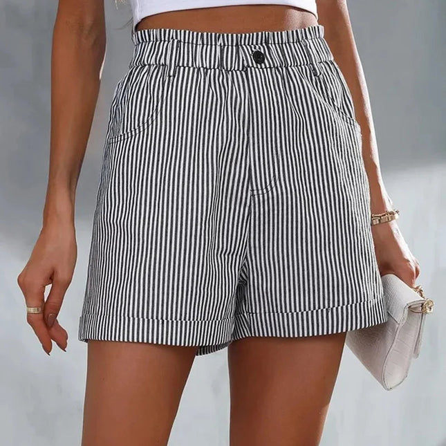 Saneva | Einfache gestreifte Shorts