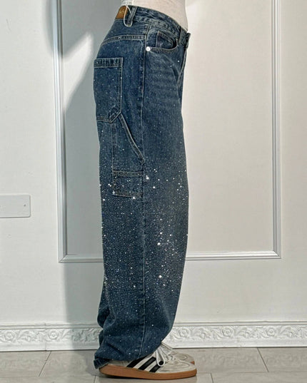 Saneva | Jeans aus glänzendem Denim