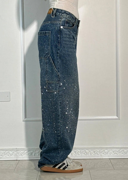 Saneva | Jeans aus glänzendem Denim