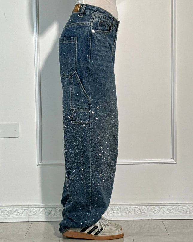 Saneva | Jeans aus glänzendem Denim