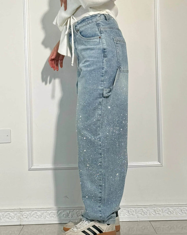 Saneva | Jeans aus glänzendem Denim