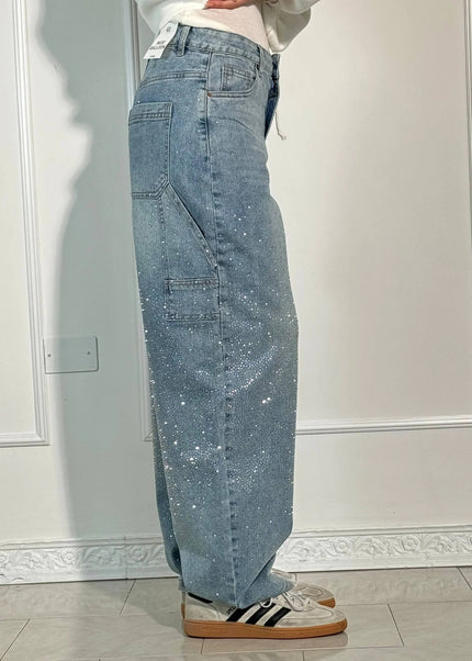 Saneva | Jeans aus glänzendem Denim