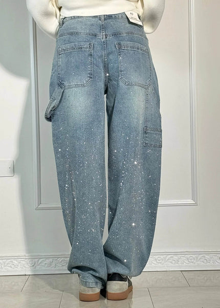 Saneva | Jeans aus glänzendem Denim