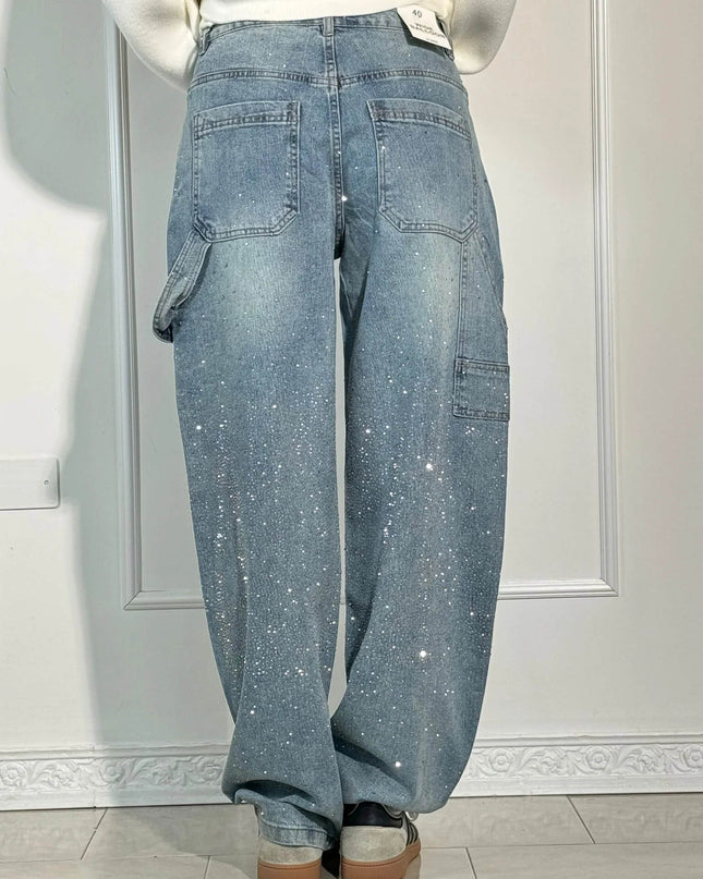 Saneva | Jeans aus glänzendem Denim