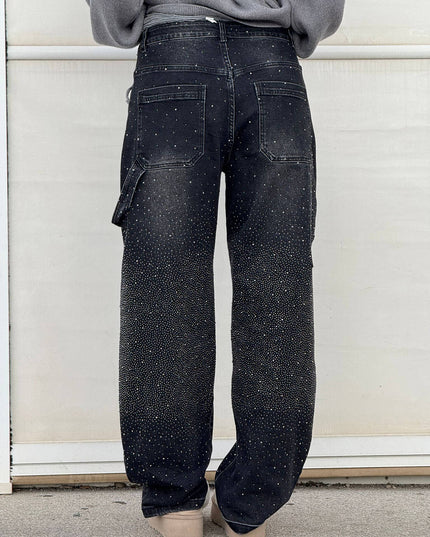 Saneva | Jeans aus glänzendem Denim