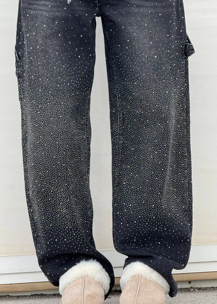 Saneva | Jeans aus glänzendem Denim