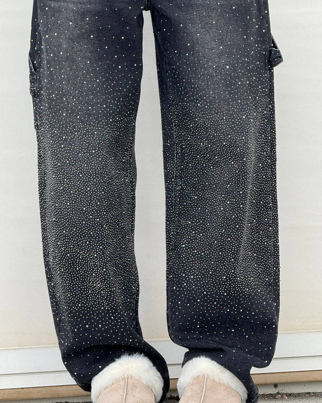 Saneva | Jeans aus glänzendem Denim