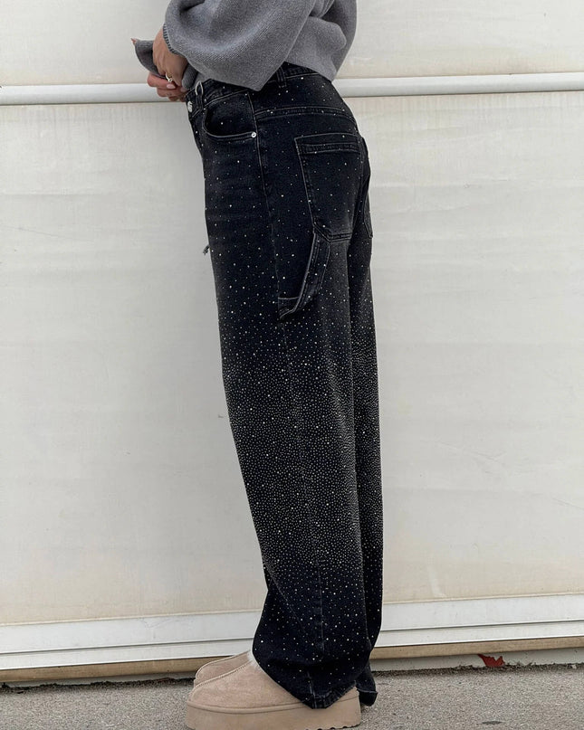 Saneva | Jeans aus glänzendem Denim