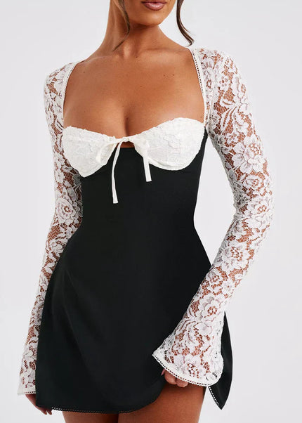 Saneva | Elegantes Minikleid aus Spitze