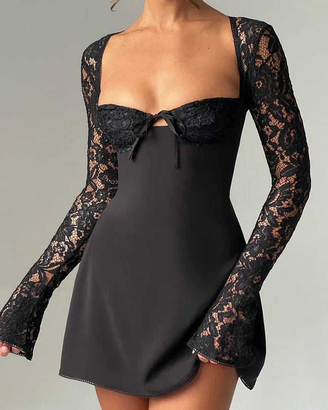 Saneva | Elegantes Minikleid aus Spitze