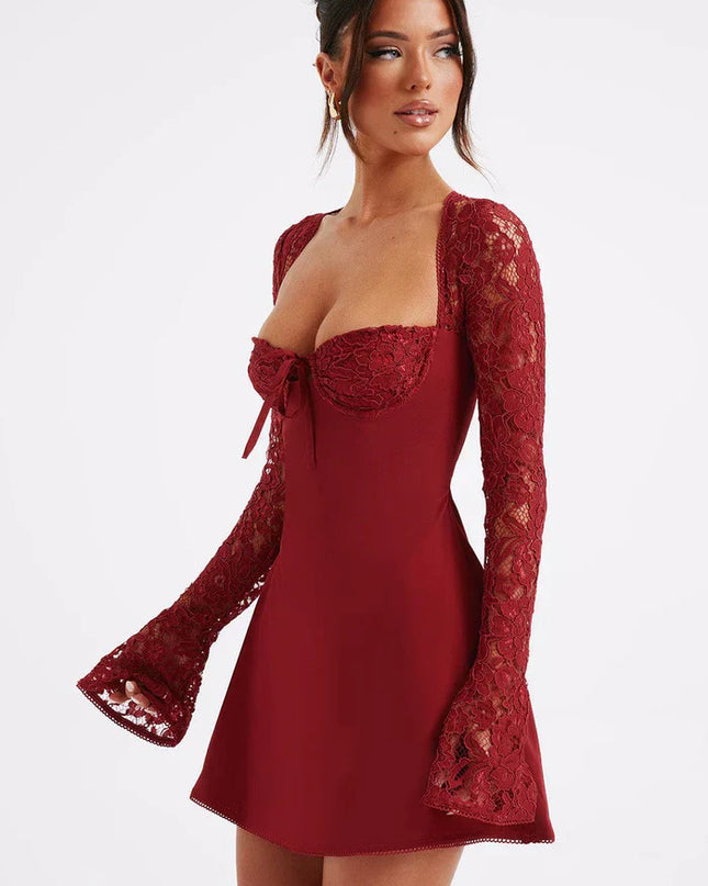 Saneva | Elegantes Minikleid aus Spitze