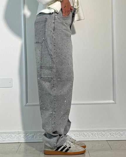 Saneva | Jeans aus glänzendem Denim