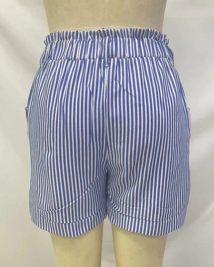Saneva | Einfache gestreifte Shorts