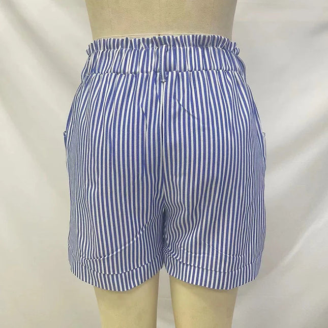 Saneva | Einfache gestreifte Shorts