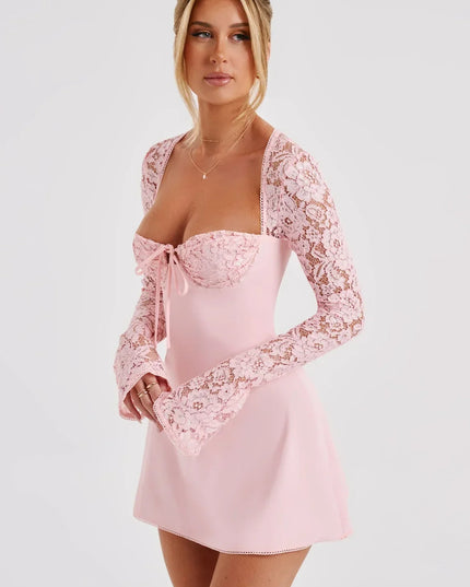 Saneva | Elegantes Minikleid aus Spitze