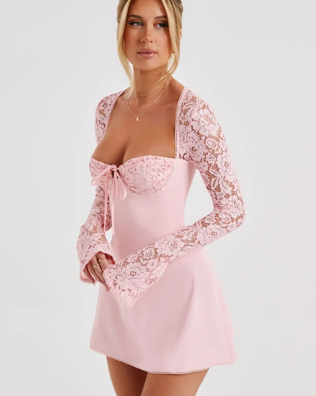 Saneva | Elegantes Minikleid aus Spitze