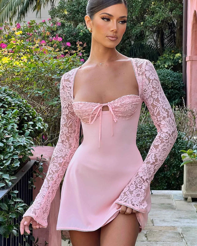 Saneva | Elegantes Minikleid aus Spitze