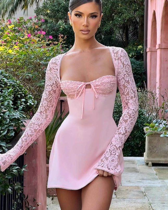 Saneva | Elegantes Minikleid aus Spitze