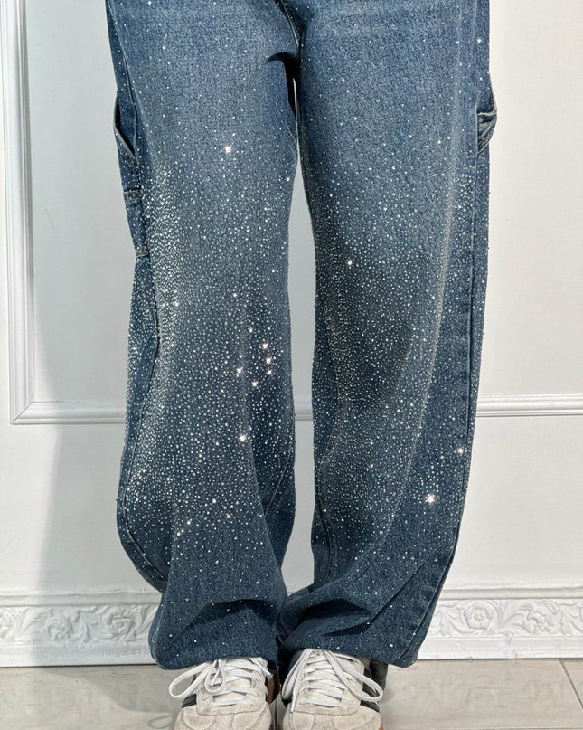 Saneva | Jeans aus glänzendem Denim