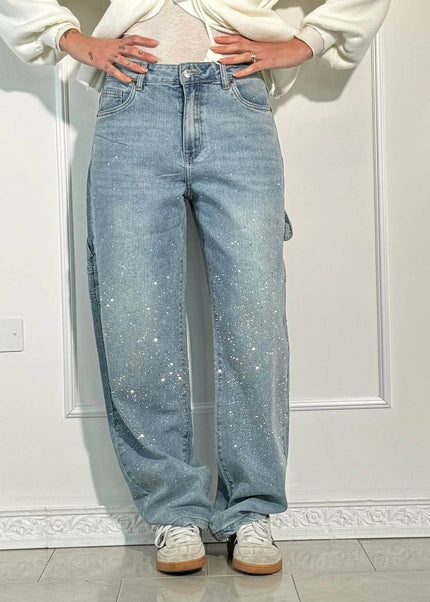 Saneva | Jeans aus glänzendem Denim