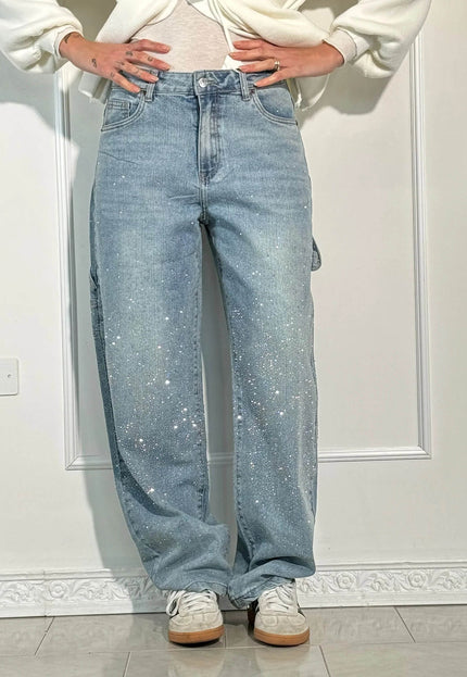 Saneva | Jeans aus glänzendem Denim