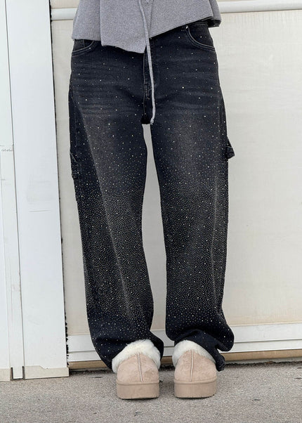 Saneva | Jeans aus glänzendem Denim