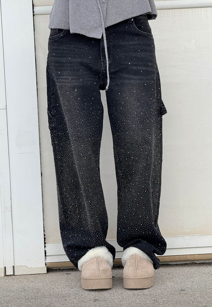 Saneva | Jeans aus glänzendem Denim
