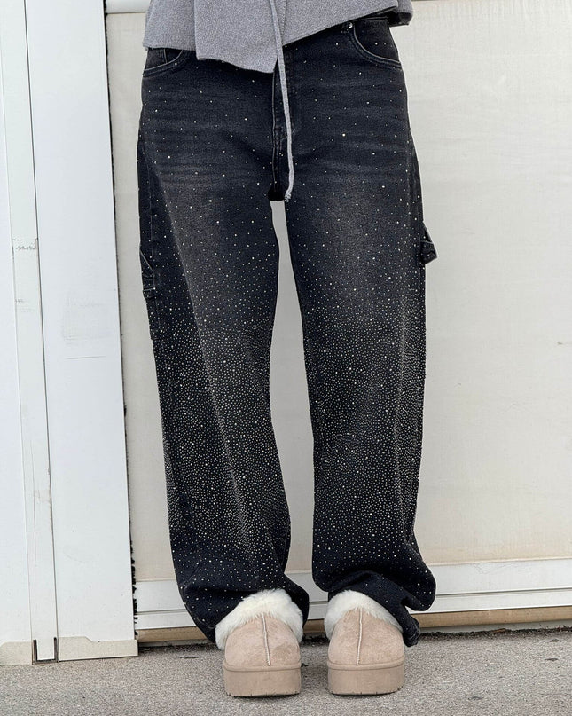Saneva | Jeans aus glänzendem Denim