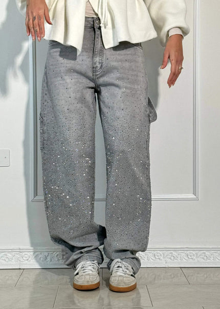 Saneva | Jeans aus glänzendem Denim