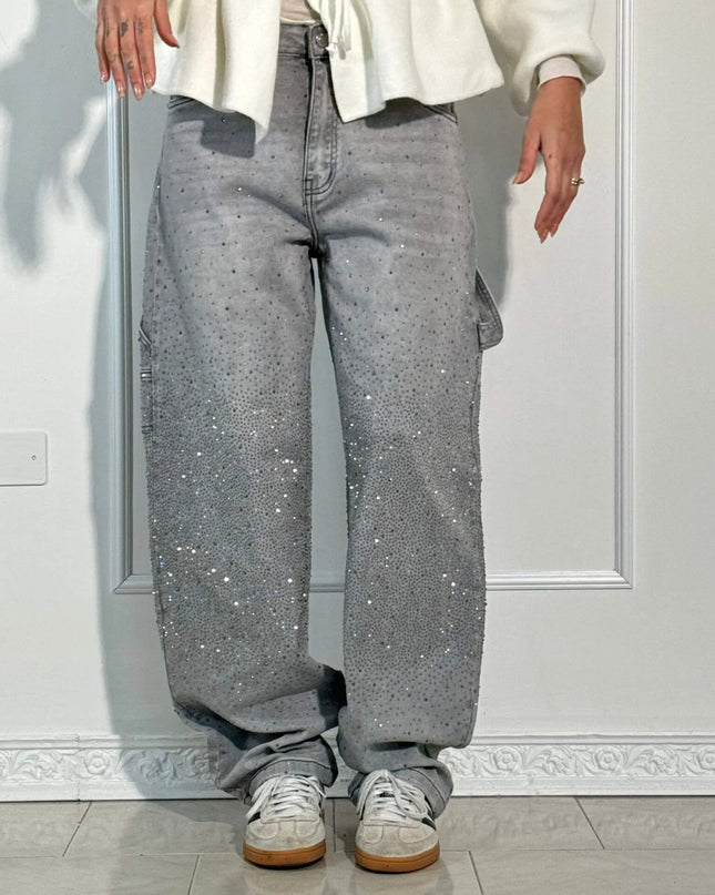 Saneva | Jeans aus glänzendem Denim