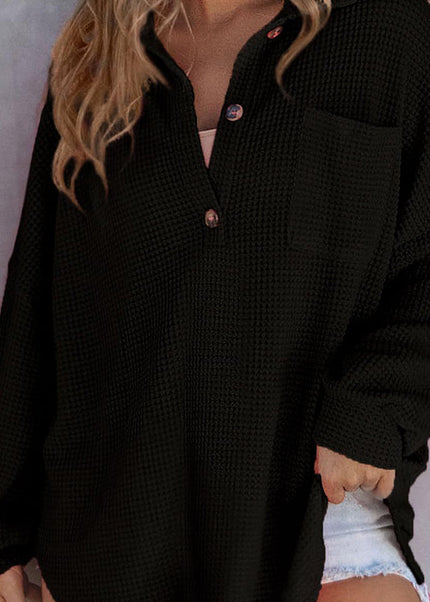 Saneva | Waffelstrickhemd