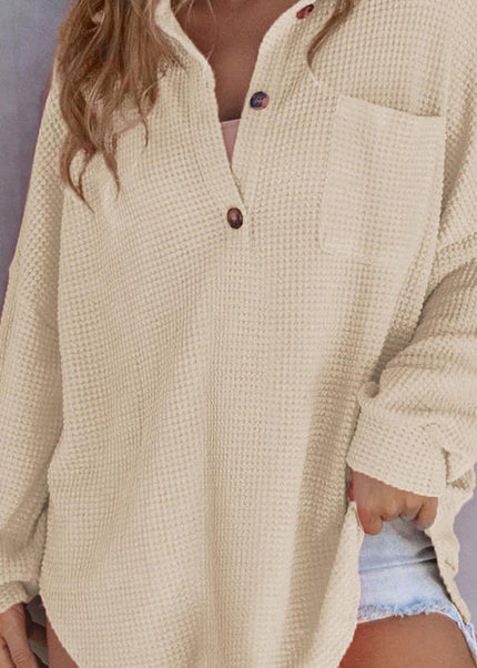 Saneva | Waffelstrickhemd