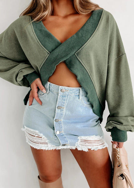 Saneva | Pullover mit Wendefunktion