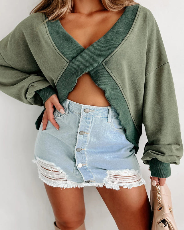 Saneva | Pullover mit Wendefunktion